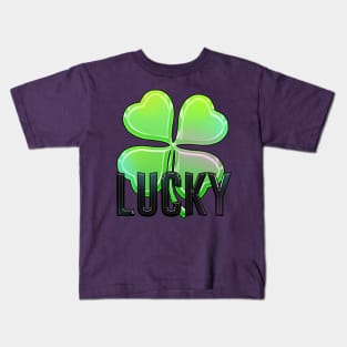 inscription lucky Kids T-Shirt